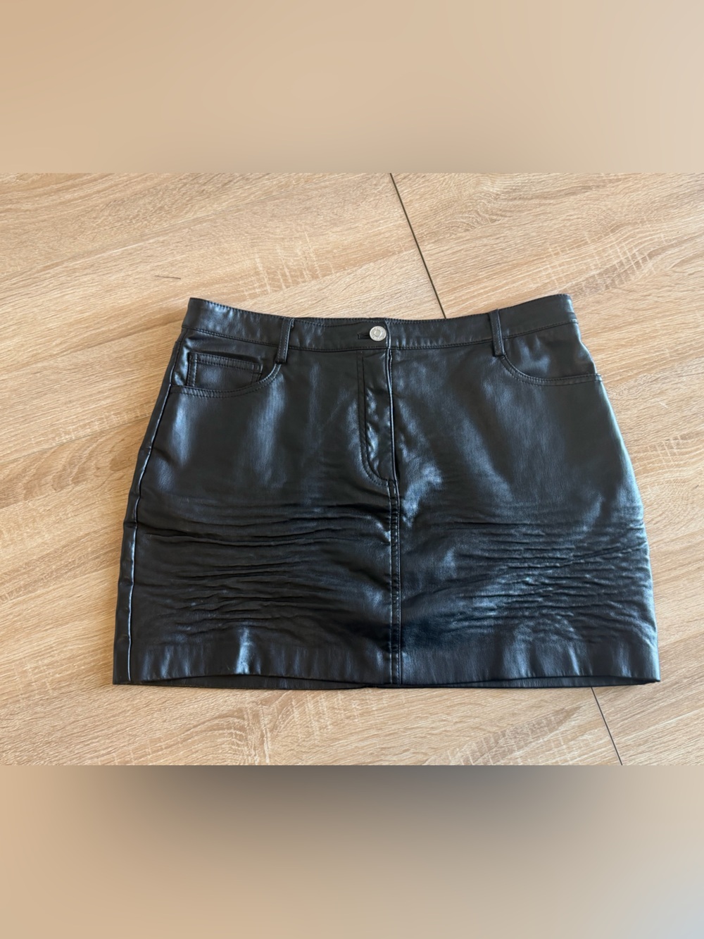 Truth By Republic Faux Leather Mini Skirt